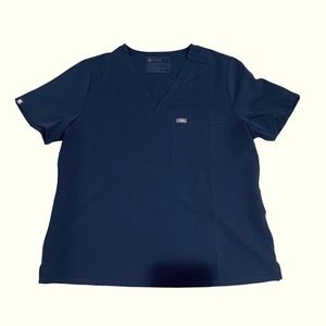 FIGS- Navy Catarina-One-Pocket Scrub Top